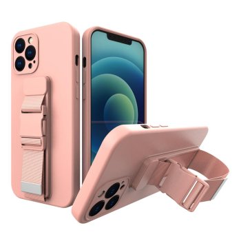Xiaomi Poco X3 NFC vāciņš ar siksniņu, rozā