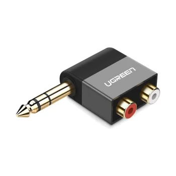Ugreen AV147 6.35 Jack Male to 2 Female RCA (Cinch) Adapter | Аудио Адаптер