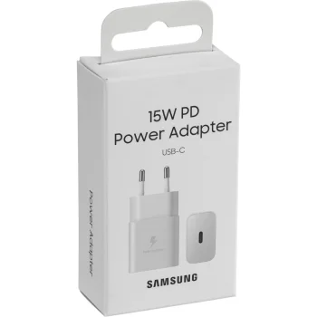 Сетевое зарядное устройство Samsung EP-T1510NWEGEU 15W PD USB-C - Белое