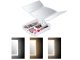 Salokāms kosmētisks galda spogulis ar LED apgaismojumu, Balts | Folding LED Light Table Makeup Mirror