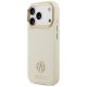 Guess iPhone 17 Pro Case Grained Strass Logo MagSafe, Beige