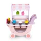 Деревянная тележка с мороженым для детей Ecotoys, 12 элементов