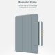 Apple iPad Pro 13\'\' (2024) (A2926 A2925) Nappa Texture Tri-Fold Book Case Cover, Blue | Чехол Книжка...