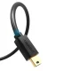 Кабель Ugreen USB - mini USB, 480 Мбит/с, 3 м, черный