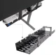 Darba virsmas kabeļu organizators melns | Cable organizer under desk top black