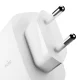 Сетевое зарядное устройство Puro Daily Prolite 45W USB-C и USB-A с кабелем USB-C,...