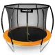 Dārza batuts ar iekšējo tīklu un kāpnēm Neo-Sport 312 cm (10Ft), oranžs