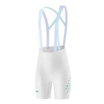 Rockbros YDDK017-1 TVI Women's Cycling Bib Shorts with Pad Size L - White