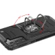 Wozinsky Ring Armor vāciņš Samsung Galaxy S22+ ar gredzenu un statīvu, zils