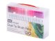 Double-Sided Markers Felt Brush Pens Coloring Kit, 100 pcs