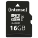 Карта памяти Intenso microSDHC 16GB UHS-I U3 V30 Class 10 Professional с SD-адаптером