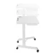 Maclean MC-903W Ergonomisks galdiņš portatīvajam datoram, baltā krāsā