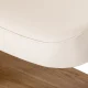 SPA kušetes pārvalks Sillon Relax matracim un galvas balstam, krēmkrāsas