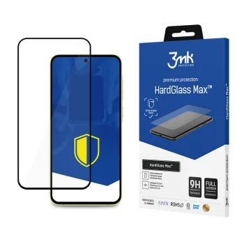 Защитное стекло 3mk HardGlass Max для Samsung Galaxy A35 / A55 5G, черное