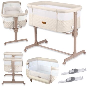 Folding Travel Baby Cot and Co-Sleeper with Mattress Nukido NK-243