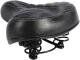 Velosipēda Gēla Sēdeklis ar Iebūvētiem Atsperes, Melns | Gel Bicycle Saddle Bike Seat
