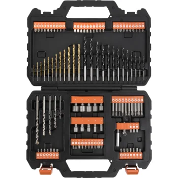 Black & Decker A7200-XJ Drill & Screwdriver Bit Set, 109 pcs