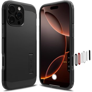 Spigen iPhone 16 Pro Max vāciņš Tough Armor T MagSafe, melns