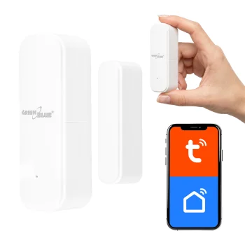 Беспроводной WiFi датчик открытия дверей и окон GreenBlue GB479 W, белый
