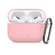 Austiņu maciņš Tech-Protect Silicone Hook priekš AirPods Pro, rozā