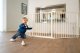 Ecotoys SF-015-W Safety Gate / Playpen for Children and Pets, 5 Panels, 60 cm, Metal, White