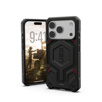 UAG Monarch Pro MagSafe maciņš iPhone 17 Pro tālrunim – melns | Phone Case Cover