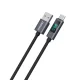 Кабель Dudao L7T USB-A - USB-C 66W с LED-дисплеем 1м, черный