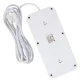 Сетевой фильтр Maclean MCE391 W, 6 розеток, 4x USB, 1x USB-C, 2500W, 3м, Белый