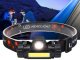 Налобный фонарь COB 4в1 с магнитом и USB зарядкой, черный