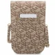 Универсальная сумка для телефона Guess Wallet Gcube Stripe, коричневая