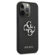 Чехол Guess Saffiano 4G Metal Logo для iPhone 13 Pro / 13, черный