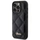 Guess Quilted Metal Logo vāciņš iPhone 15 Pro Max - melns