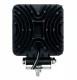 LED darba lukturis 12V-24V 16W ZD21B, melns