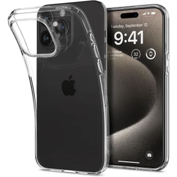Spigen iPhone 15 Pro Max vāciņš Liquid Crystal, caurspīdīgs