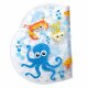 Non-Slip Kids Bath Mat with Suction Cups 69x39cm
