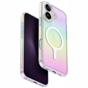 Uniq Iridescia Magclick vāciņš iPhone 16 Multicolor