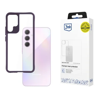 Чехол 3Mk Protection Satin Armor Case+ для Samsung Galaxy A35 5G, прозрачный/фиолетовый
