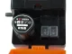 Pārnēsājama elektriskā tūrisma duša ar USB sūkni, oranža/pelēka