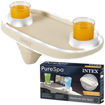 Intex SPA LED dzērienu turētājs ar vietu planšetdatoram / tālrunim, smilškrāsas