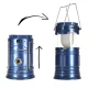 Salokamā Solāra Nakts Lampa Lukturis Gaisma Kempingiem Tūrismam Pārgājieniem | Collapsible Solar Camping Night...