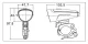 Велосипедный передний фонарь LED 30 lux, 3x AAA, IPX5