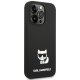 Karl Lagerfeld Silicone Choupette Body Case for iPhone 14 Pro Max, Black