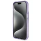 Guess iPhone 13 / 13 Pro Case Ring Stand Script Glitter MagSafe, Purple