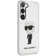Karl Lagerfeld caurspīdīgs vāciņš Samsung Galaxy S23 KLHCS23SHNIKTCT