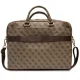 Guess 4G Printed Stripes bag for a 16" laptop - brown