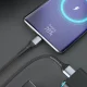 Кабель 3mk Hyper Cable N-SERIES USB-A на USB-C 2м 18W, черный