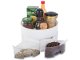 Rotating Kitchen Organiser with 4 Drawers for Spices