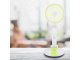 Wireless Foldable Adjustable Floor Table Fan with LED Lighting, 15-44 cm, Green