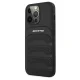Кожаный чехол Mercedes-AMG Debossed для iPhone 13 Pro Max черный