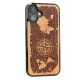 Koka korpuss iPhone 16 Plus MERBAU WINDOW ROSE no masīvkoka | Bewood Wooden Case for